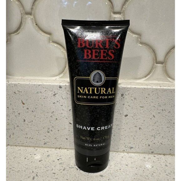 Burt's Bees Natural Skin Care for Men Shave Cream - 6 oz, New/Sealed, 1 Each - Picture 1 of 2